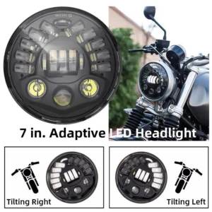 7 inch Motorcycle Adaptive Projector LED Headlight Light For BMW R NineT 16 Pure Racer Scrambler Urban G/S 2013-2019