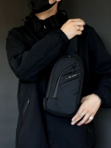 Techdoo Tas Selempang Pria Keren Tas Slempang Pria Multifungsi Waistbag Casual Fashion Slingbag Trendy Tas Pinggang Bisa COD TS505