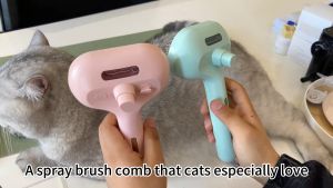 RECHARGEABLE PET SPRAY HAIR COMB - WATER BRUSH FOR CATS AND DOGS