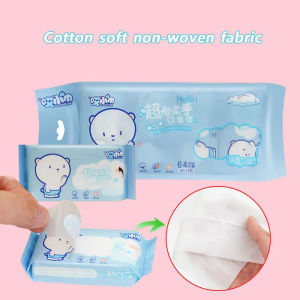 Portable Small Package  Wipes Super Mini Wet Wipes 64pcs Disposable Extraction Hand And Mouth Cleaning Wipes Home School Supplie