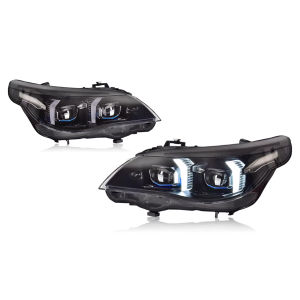 YLKJAUTO | Modified LED Lens Headlights Assembly Daytime Running Light Turn Signals