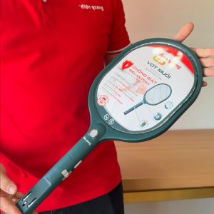 Vợt muỗi Điện Quang ĐQ EMR09 GW (PinLithium Xanh Trắng)