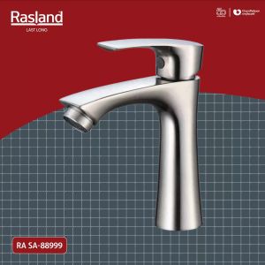 ก๊อกอ่างล้างหน้าน้ำเย็น 10 ซม. ปากก๊อกยาว สีสแตนเลสด้าน ขนาดกลาง-ใหญ่ มีรูก๊อก แบบมีขนาดความสูง 14.5 ซม. ตัวล็อกใต้ฐานก๊อก ผลิตจากทองเหลือง ไม่สึกร่อน รับประกันไส้วาล์ว 10 ปี ล่าสุด