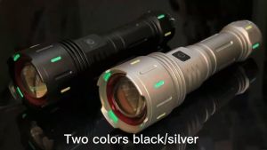 Asafee JF023 LED Flashlight 30W White Laser Hand Torch 5800LM Handlight IPX5 Waterproof USB Rechargeable Outdoor Light Lamp With Fluorescence