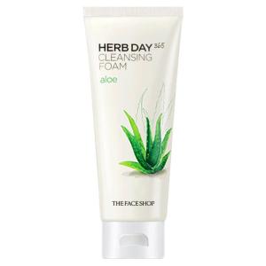 the Face Shop Green Bean Foam Cleanser Deep Cleansing Moisturizing Facial Wash for Men Women Students Regular Skin Care