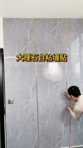 Tropicana 360 kertas dinding 120cmx300cm Flexi Marble Sheet Imitation Ceramic 3D Wall Sticker Waterproof Faux Marble Sticker Thickened XPE Wallpaper