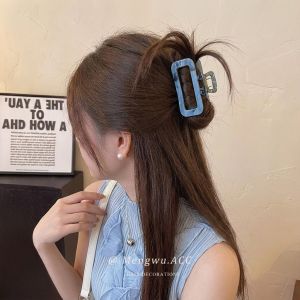 MENGWU | Vintage Square Hair Clip Half-Up Hairstyle Thin Hair Medium Size
