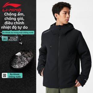 Li-Ning | Áo Khoác Gió 3-trong-1 Thấm Mồ Hôi Ấm Áp cho Nam