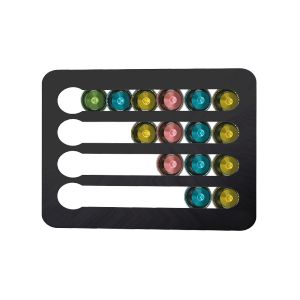 Nespresso Coffee Capsule Holder Stand Rotary Coffee Pod Tower Rack Rotatable Coffee Pod Storage Shelves Storage 24/40PCS Capsule