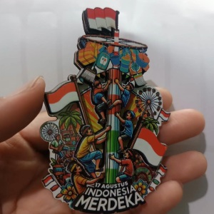 Magnet Kulkas 17 Agustus – Tema Kemerdekaan Indonesia | Desain Unik & Stok Terbatas