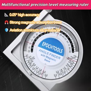 🔥【0.05° accuracy】High-precision slope ruler with magnet level ruler Strong magnetic adsorption + waterproof Decoration/engineering multi-function slope measuring instrument Floor tile paving measuring instrument Furniture installation leveler