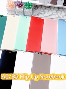 A5/B5/A4 Top Bound Spiral Notebook Refillable Binder Notebook Detachable Journal Memo Pads