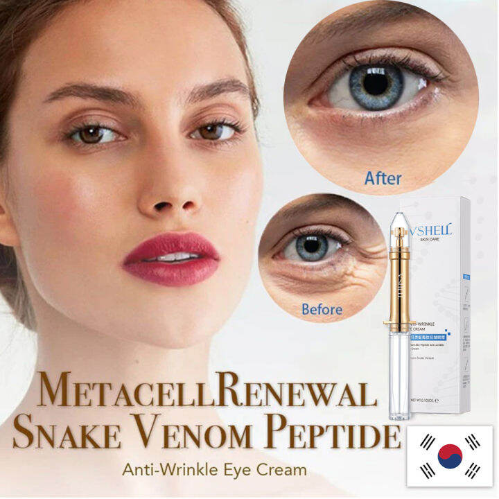 Vshell Anti Wrinkle Eye Cream snake venom anti wrinkle snake venom peptide eye cream eye bags removal lift and tighten anti age remove eye bags anti dark circles eye care lighten fine lines around the