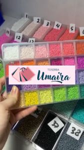 Manik Manik Pasir Set Box - 1 Box Manik Manik Pasir - Manik Manik Mote Payet Pasir Paket DIY