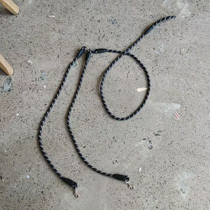 Reflective Hands-Free Dog Leash for Hiking Walking and Running - Adjustable Waist and Crossbody Leash for Small and Large Dogs - Bungee Leash for Shock Absorption and Comfort