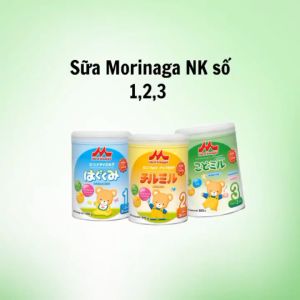 Sữa Cong Thức Morinaga Hagukumi 1/Chilmil 2/ Kodomil 3 Nhập Khẩu Chính Hãng Lon 320g/800g Date Mới
