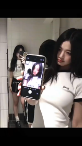 Womens Cotton Cropped T-Shirt - Embroidery Design Short-Sleeve Korean Style Top | Summer Casual Streetwear Tee (S-XL)