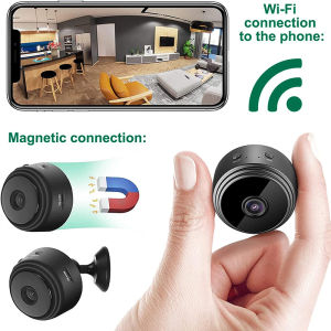ZAY Mini Camera Taffware Mini WiFi IP Camera CCTV 1080P CCTV Lampu Pantau Lewat hp Kamera mini Tersembunyi