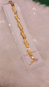 Gelang Tangan Carriben 01 GS022G: Gelang Titanium Premium Quality Tidak Berkarat Tahan Lama