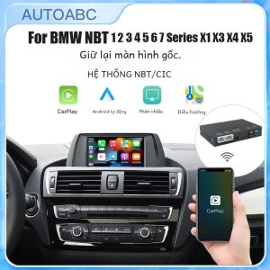 Hệ Thống CarPlay Không Dây Android Auto Mirror Link Cho BMW NBT CIC F20 F21 F23 F30 F31 F34 F35 F32 F33 F36 F10 F11 F07 Series 1 2 3 4 5 7