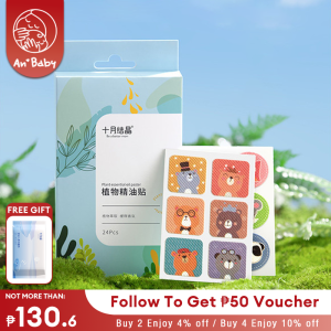 TEN-M JOURNEY Baby Mosquito Repellent Patches - Plant  Essential Oil Protection Patch-DEET-Free