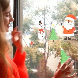 ตรุษจีน สติ๊กเกอร์ติดผนัง สติ๊กเกอร์ปีใหม่ สติกเกอร์ติดผนัง หลากสี ของตกแต่งปีใหม่ สติกเกอร์ติดกระจก สติกเกอร์ติดผนัง