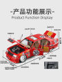 Low Profile Wide Body Alloy Car Model Simulation Tiger Head Mercedes-Benz W140 320 Modified Version Collectible Toy Vehicle. 