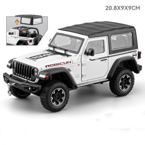 1:24 Wrangler Rubicon Tank 500 SUV Model Car Toy Shock Absorption Wheel Steering Sound Light Off-road Vehicle Models Boys Gifts