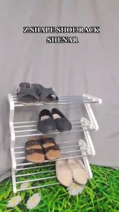 COD SHENAR RAK SEPATU ZIGZAG 4 SUSUN/3 SUSUN RAK SEPATU SERBAGUNA Z SHAPE SHOE RACK