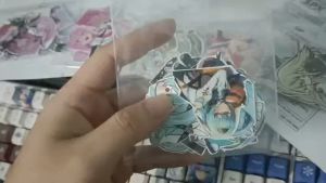 Genshin Impact  - Set 10/15/30 Sticker Eula hình dán chibi game genshin trang trí vali điện thoại laptop mũ bảo hiểm.. siêu đẹp chống nước chống xước