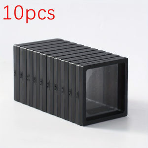 10pcs Transparent Floating Display Box Plastic Film Jewelry Packaging Box Jewelry Necklace Ring and Collectible Storage Bo