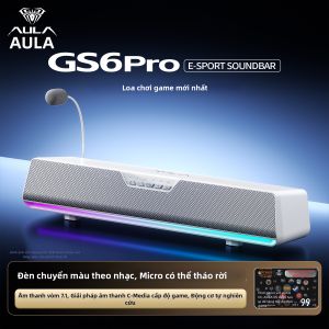 AULA | Loa Chơi Game Tích Hợp Micro Không Dây Và Có Dây