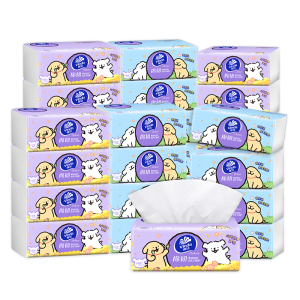 Vinda | Line Dog Design Large Package Tissue for Home Use