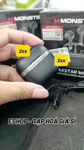 Tai Nghe Bluetooth TWS Monster Maxstar MQT66 Bluetooth 6.0 Pin Lâu Game Mode Lọc Ồn Thông Minh