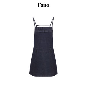 Fano | Đầm Dungaree Nơ Đáng Yêu Jean
