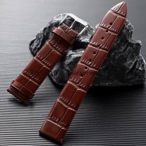 12mm 14mm 16mm 18mm 20mm 22mm Business Waterproof Cowhide Leather Watchband Straps Universal Sport Bracelet Men Women Wristbelt