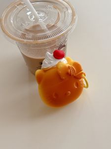 Kitty Cat Silicone Protective Case for AirPods 1/2/3/4 Generations Wireless Bluetooth Bread Soda Protective Cover Cute Soft Shell