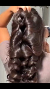 Kangfa Hair Curly Cream Apple Essence 260ML Vitamin Elastin Perawatan Nutrisi Rambut Keriting