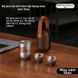 IMOGY | Bộ Trà Du Lịch Ngoài Trời Dùng Cho Một Người Pha Trà Kung Fu