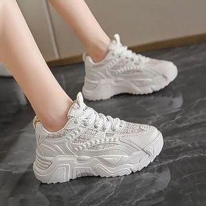 Giày Chunky Sneaker Nữ Đế Cao - Phong Cách Thể Thao Đẳng Cấp Thích Hợp Cho Việc Chạy Bộ và Điều Động Hàng Ngày