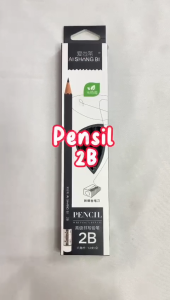 AISHANG 2B Pencil (Set of 12pcs) / 2B / Pensil 2b / Writing Pencil Exam Grade 2b