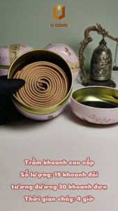 Trầm hương khoanh 4 giờ - Trầm hương An Nam cao cấp