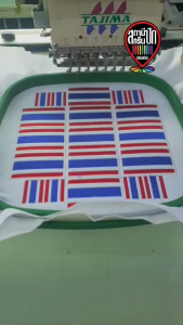 อาร์มติดเสื้อธงชาติไทย*แบบเย็บติด*แบบตัวรีด*แบบตีนตุ๊กแก 5x7.5cm