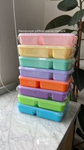 CJP Kiara - Niki Bento Kotak Makan Sekat 4 / Kotak Makan Lucu BFA Free dan Food Grade