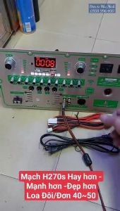 Mạch Loa Kéo DSP REVERB H270s ÂM THANH CỰC HAY - THÙNG BASS 4 TẤC ĐÔI 5 TẤC ĐÔI