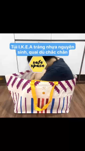 Túi Đựng Đồ I.K.E.A Đi Chợ Hàng Nhà Máy Tráng Nhựa Nguyên Sinh Bền Chắc Cỡ Lớn