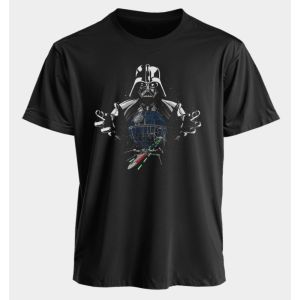 Sci-fi Star Wars Printed Cotton Short Sleeve American Street Mens and Womens Summer Sports Loose Daily Crew Neck T-Shirt