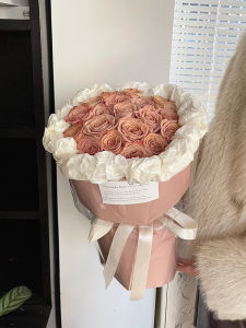 Rose Bouquet Gift Artificial Flowers Small Fragrance Style Finished Soap Eternal Flower for Girlfriend Birthday Girls Valentines Day