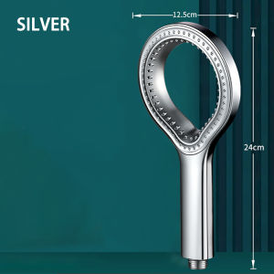 Ring Design High Pressure Shower Head New Bathroom Booster Shower Head Handheld Rainfall Showerhead Bathroom Accessories