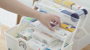 First Aid Box Home Medicine 3 Tier Box Tool Box Multipurpose Emergency Storage Box By Thehomeshoppe